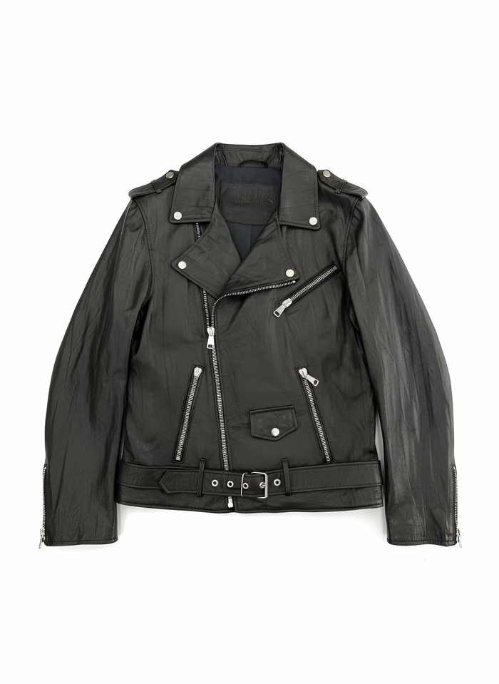 Chiodo in vera pelle destroy - Jalmes